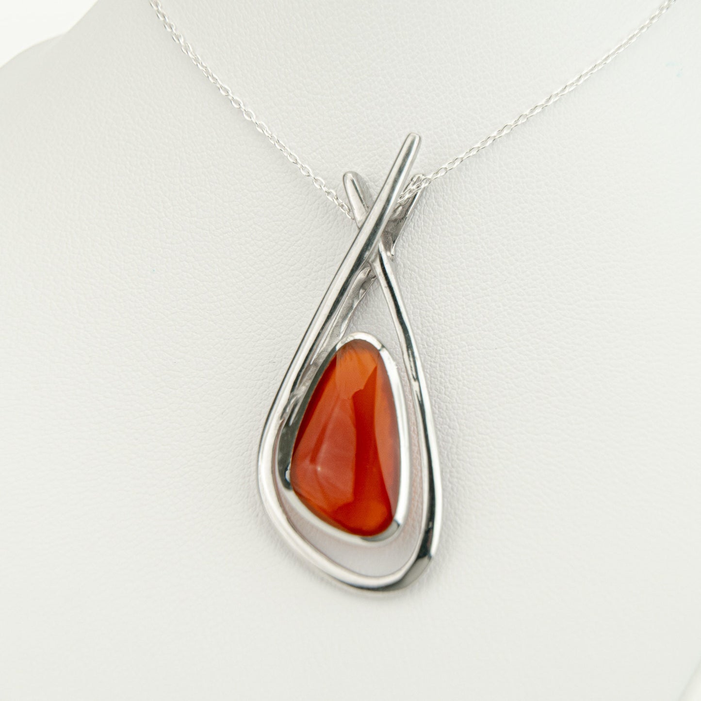 Geometric Larimar Pendant, Dainty Larimar Geometric Pendant, Geometric Red Agate Pendant, Dainty Red Agate Geometric Pendant, Handmade