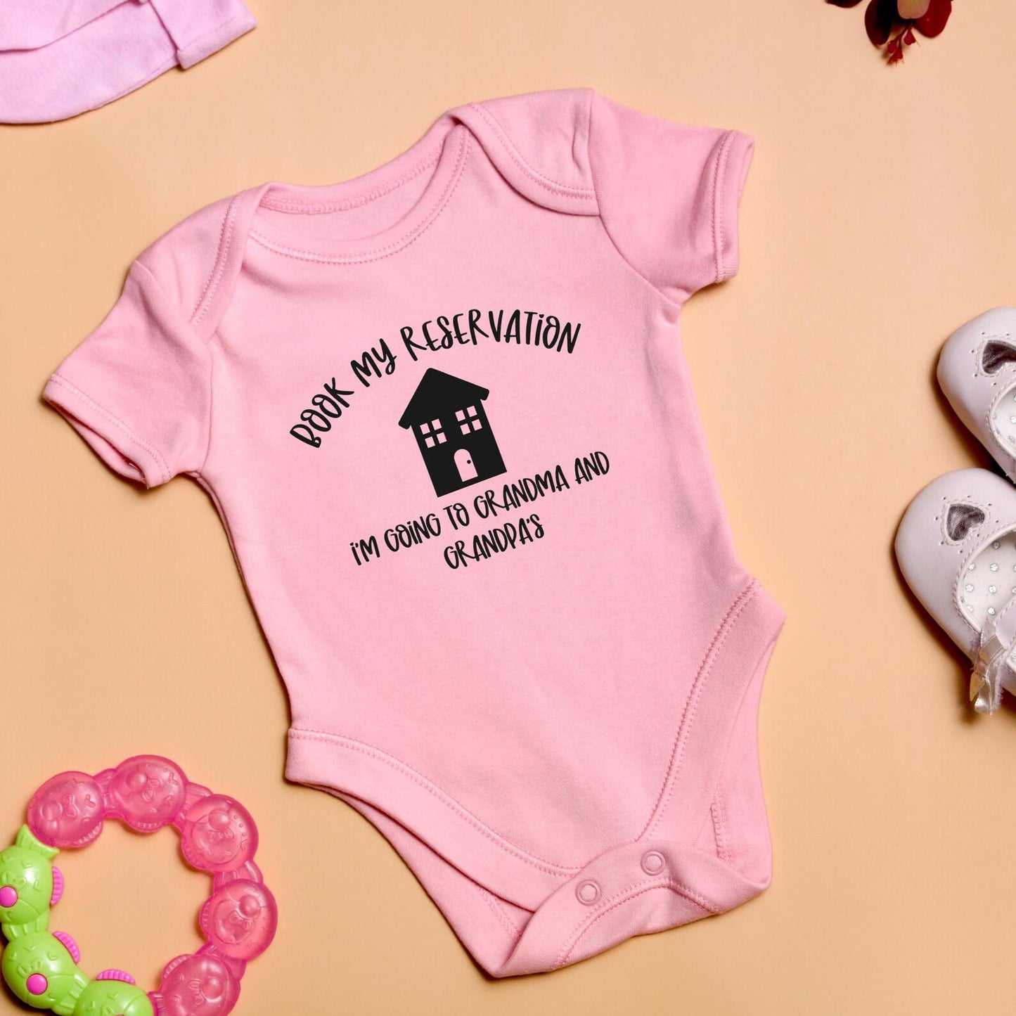 Grandma and Grandpa Baby Onesie, Baby Shower Gift, Newborn Bodysuit, Cute Baby Outfit, Cotton Infant Creeper, Funny Baby Clothes