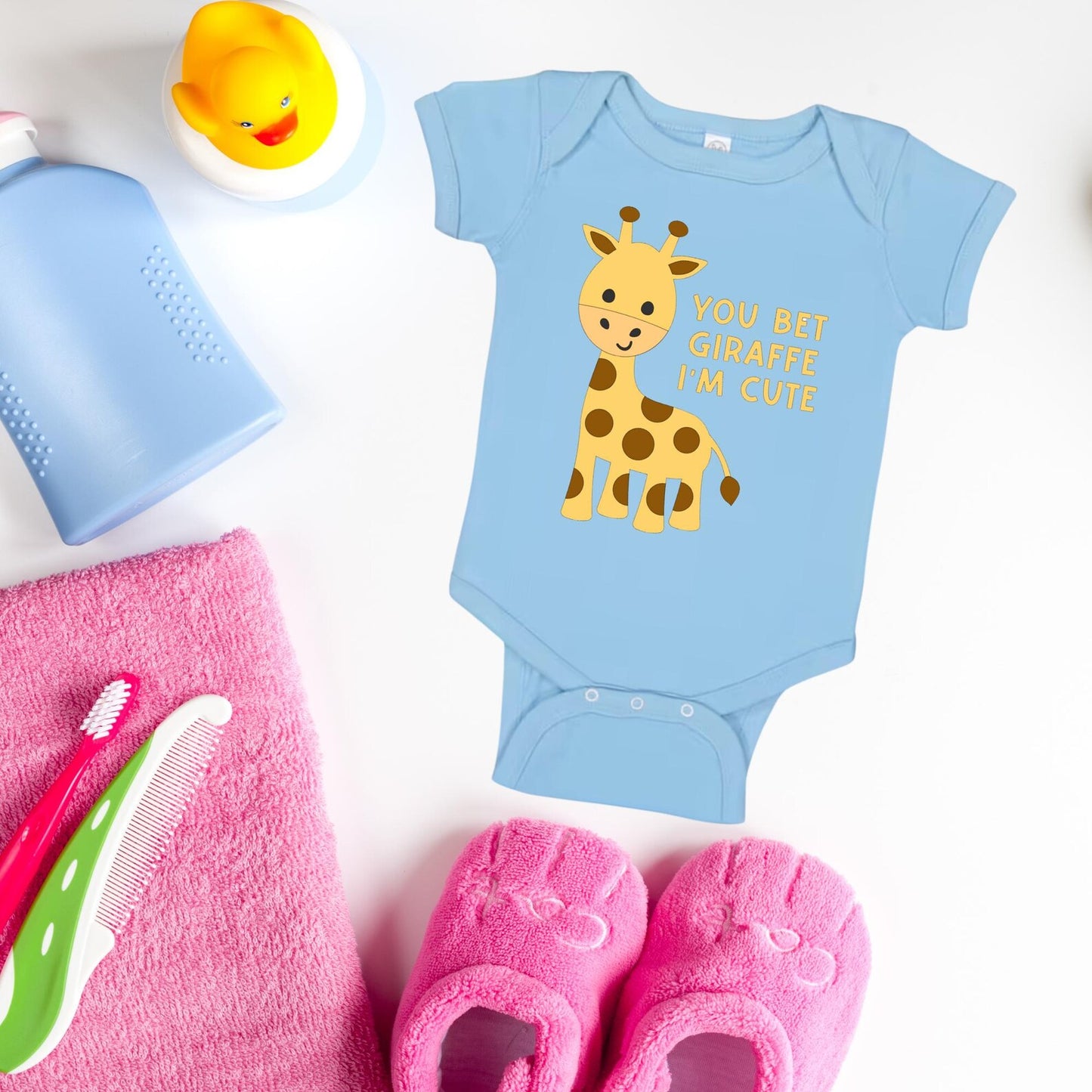 I'm Cute Baby Onesie, Funny Baby Outfit, Cute Animal Baby Bodysuit, Adorable Baby Clothes, Newborn Romper, Baby Shower Gift