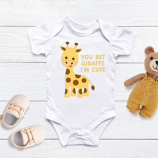 I'm Cute Baby Onesie, Funny Baby Outfit, Cute Animal Baby Bodysuit, Adorable Baby Clothes, Newborn Romper, Baby Shower Gift