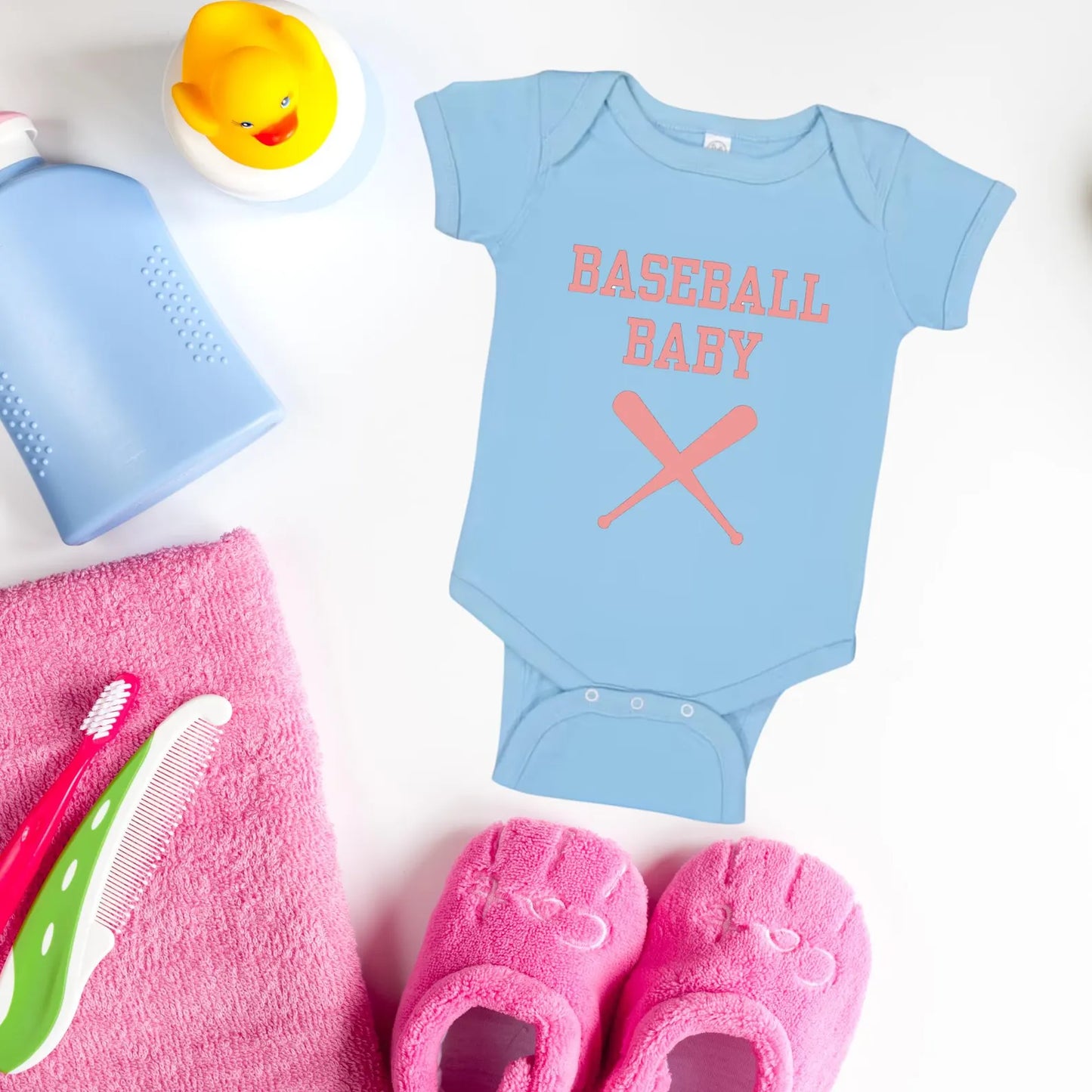 Baseball Baby Onesie, Infant Bodysuit for Sports Fans, Cute Baby Creeper, Newborn Baby Outfit, Baby Shower Gift, Cotton Baby Bodysuit