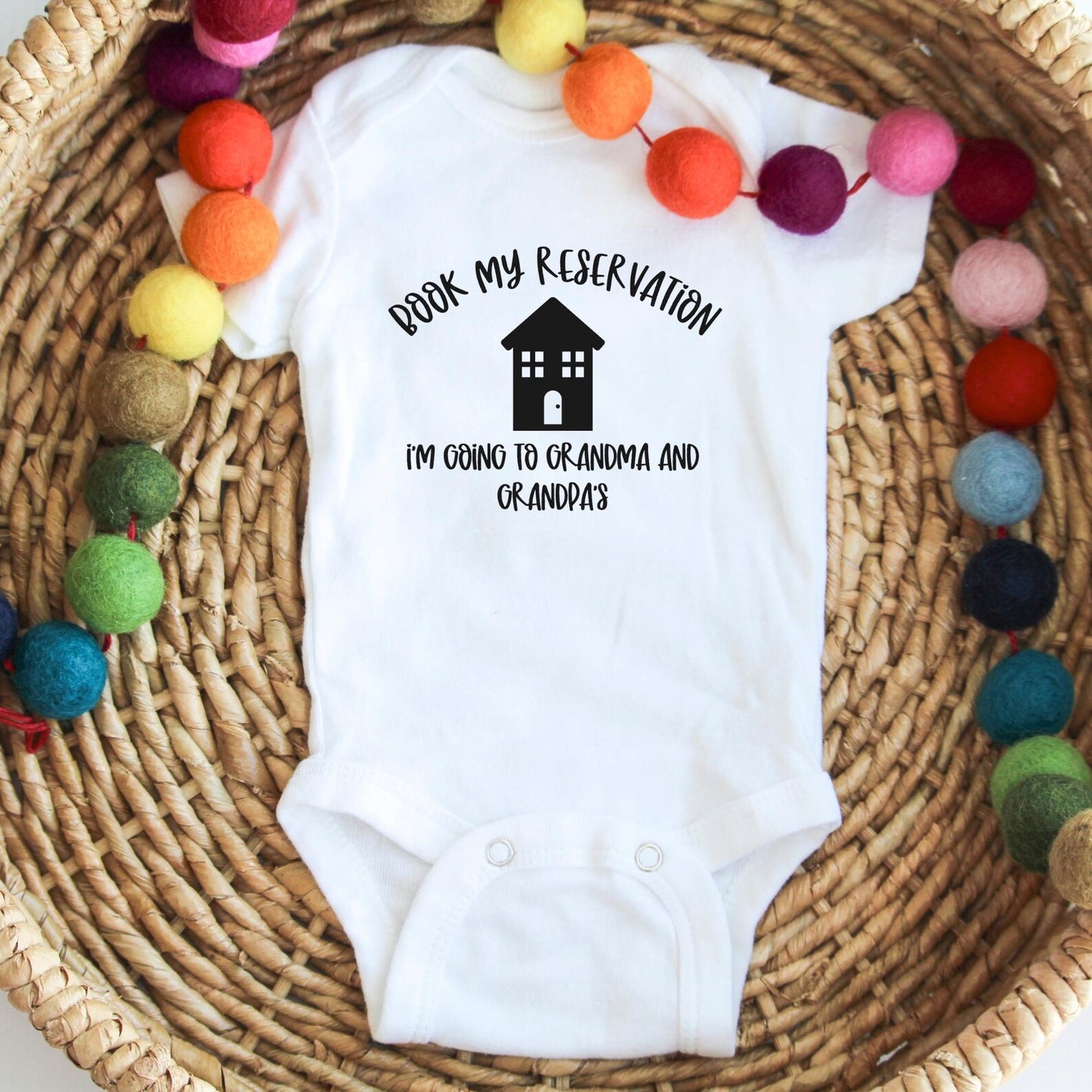 Grandma and Grandpa Baby Onesie, Baby Shower Gift, Newborn Bodysuit, Cute Baby Outfit, Cotton Infant Creeper, Funny Baby Clothes