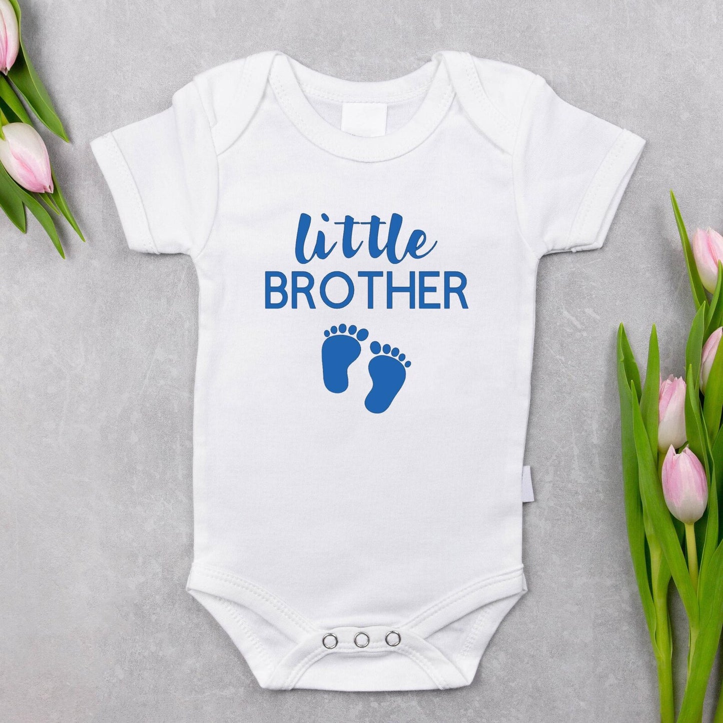 Little Brother Baby Onesie, Newborn Bodysuit, Infant Baby Shower Gift, Coming Home Outfit, Cute Baby Clothes Personalized Baby Gift