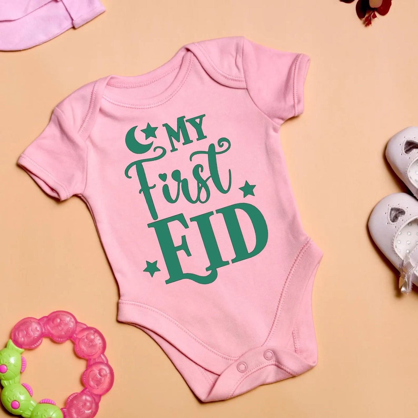 My First Eid Baby Onesie, Eid Outfit for Baby, Newborn Eid Gift, Muslim Baby Bodysuit, Islamic Baby Clothes, Ramadan Baby Shower Gift