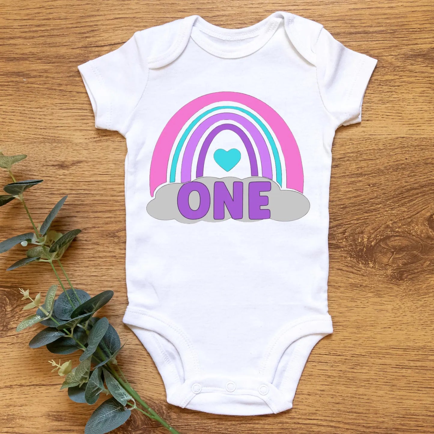personalized onesie, first birthday, baby outfit, rainbow baby, birthday gift, cake smash, custom baby, first bday, baby bodysuit, onesie