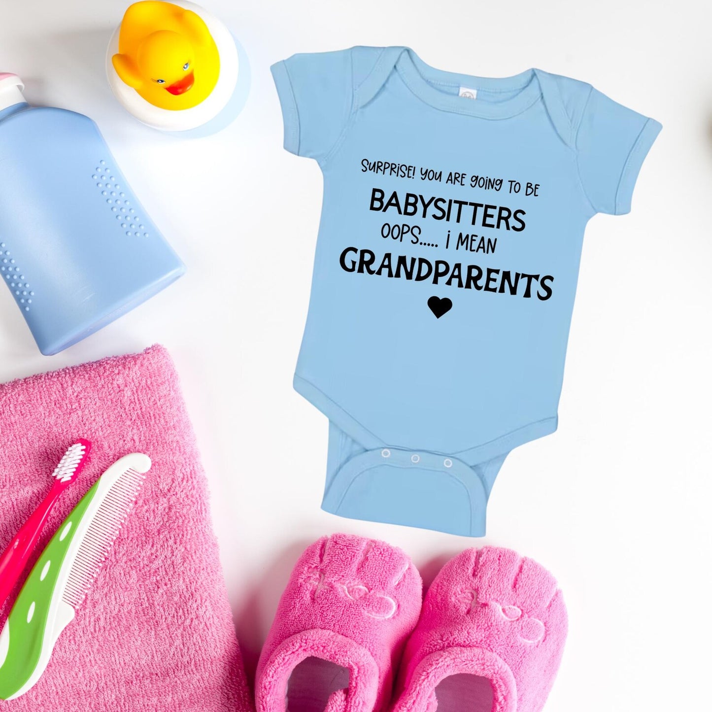 Pregnancy Announcement Baby Onesie, Baby Reveal Outfit, Grandparents Gift, New Grandparent Reveal, Baby Bodysuit, Baby Shower Gift