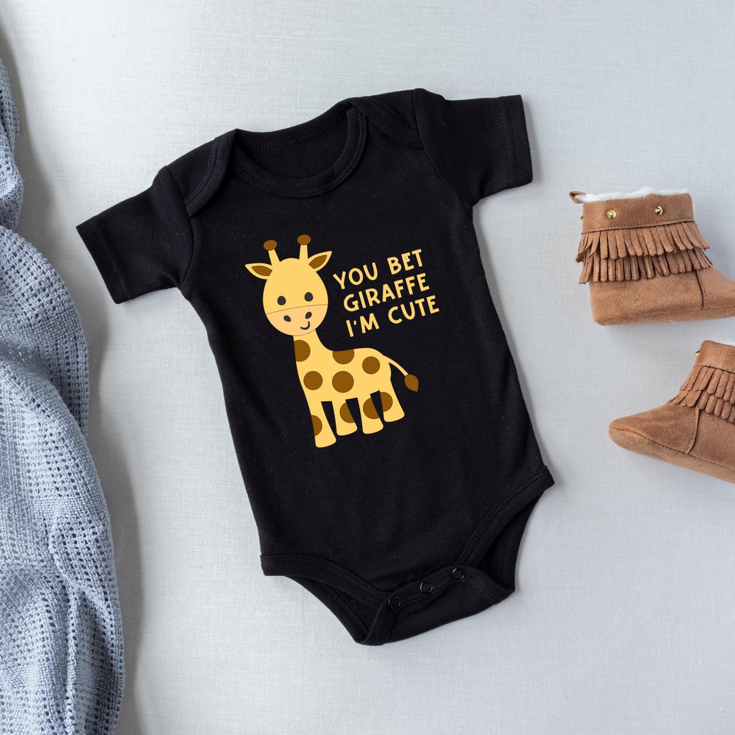 I'm Cute Baby Onesie, Funny Baby Outfit, Cute Animal Baby Bodysuit, Adorable Baby Clothes, Newborn Romper, Baby Shower Gift