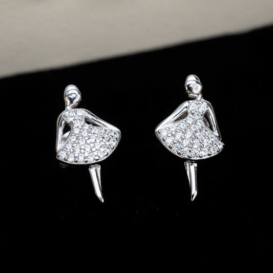 Ballerina earrings, dance earrings, gifts for her, ballet jewelry, ballet earrings, sister gifts, friend gifts, girl earrings, girl jewelry