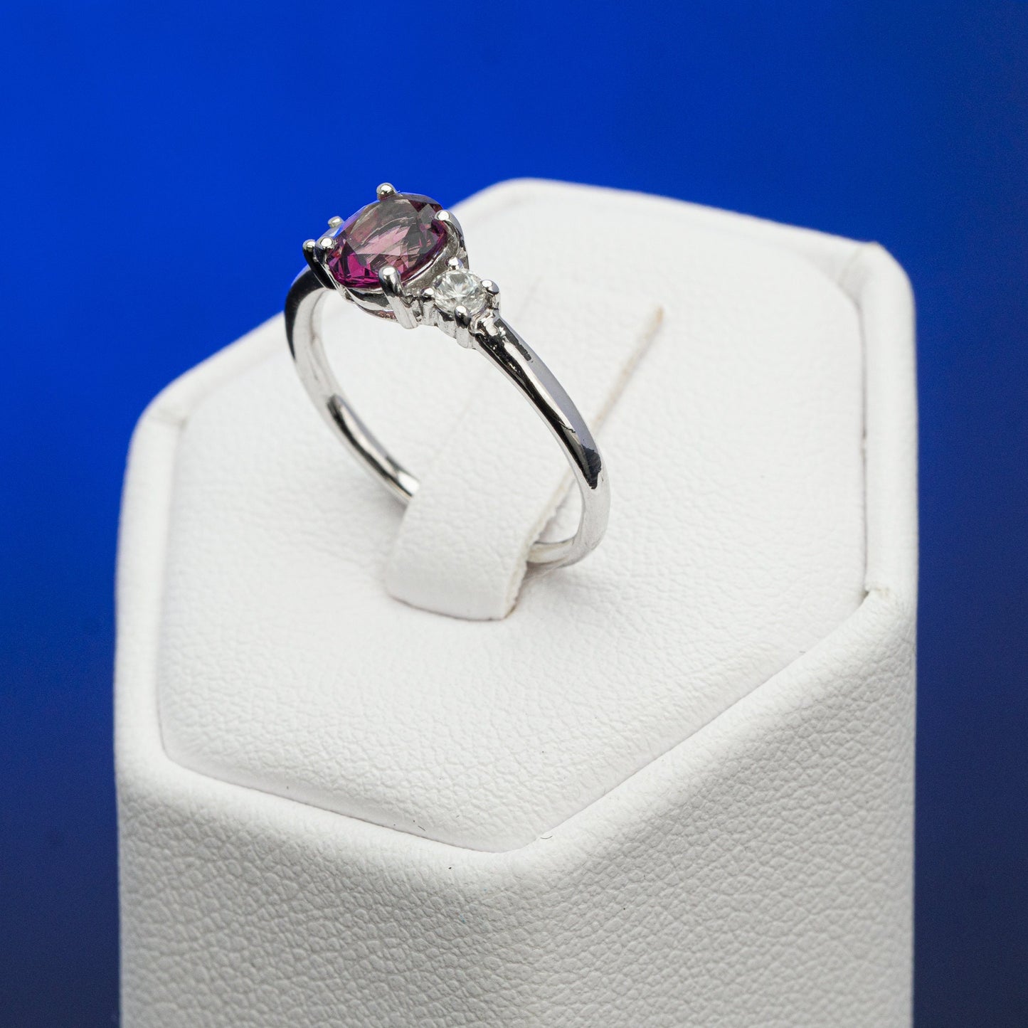 925 Sterling Silver Amethyst Ring, Engagement Promise Gemstone Ring, Handmade Ring, Oval Amethyst Designer Ring-February Birthstone