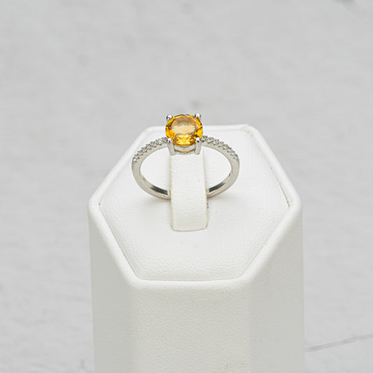 Citrine Ring, November Birthstone Jewelry, Anniversary Gift, Jewelry for Wife