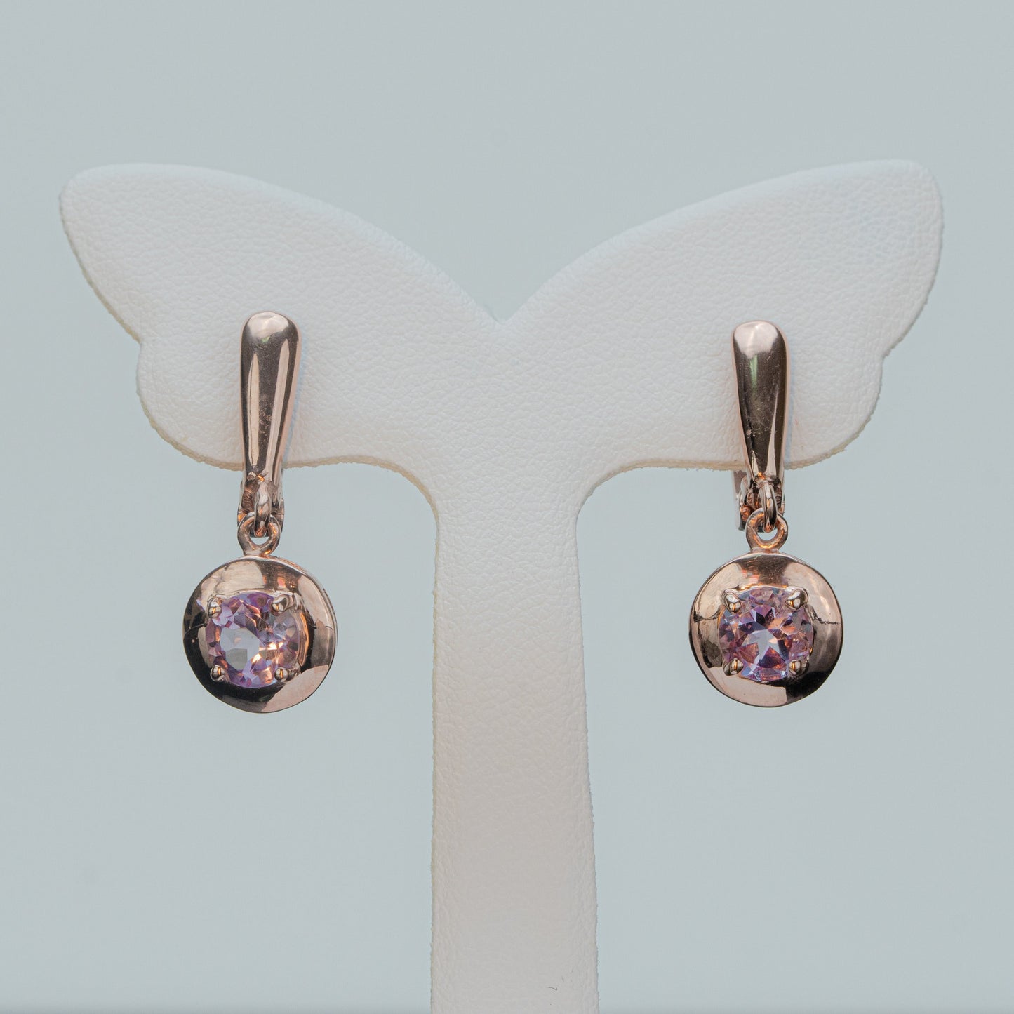 Amethyst Jewelry Set, Amethyst Earrings, Amethyst Ring, Birthstone Jewelry Gift, Dangle Earrings, Jewelry for Mom, Minimal Jewelry