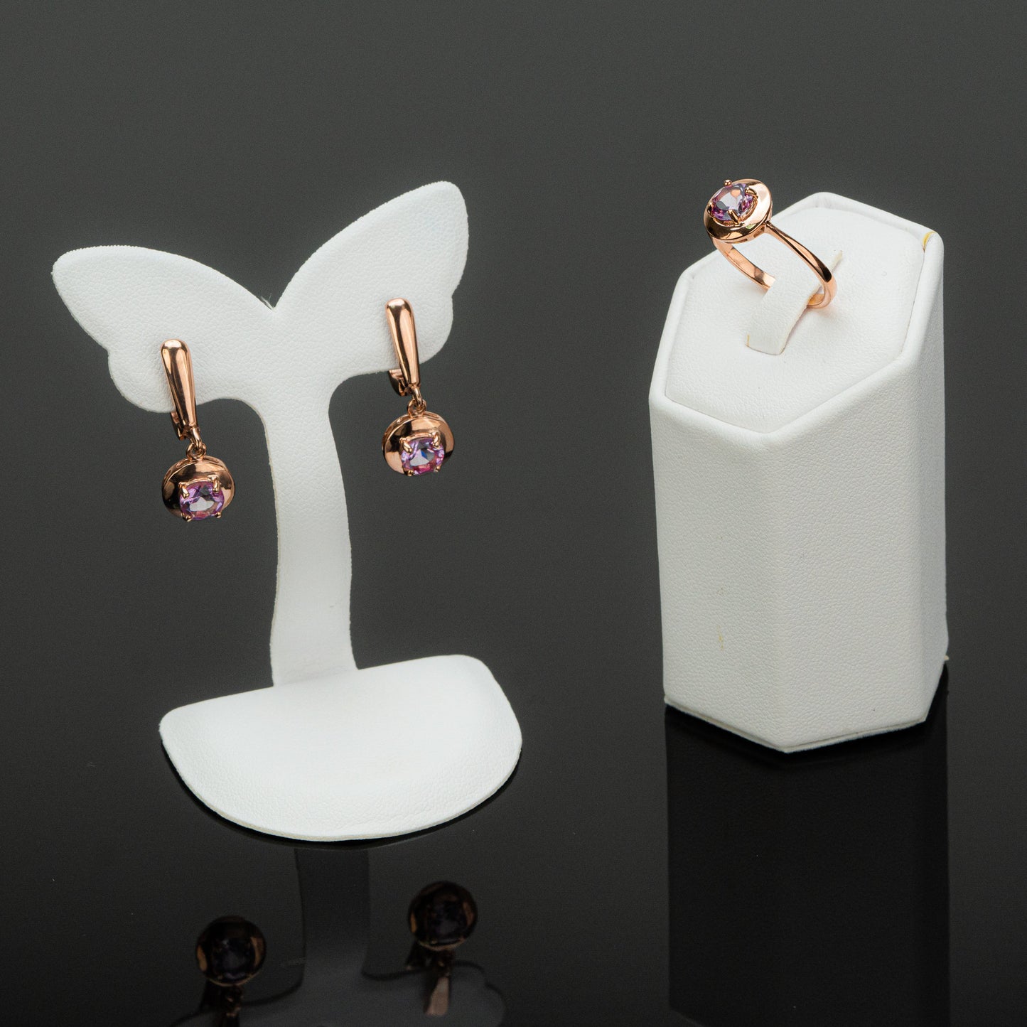 Amethyst Earrings, Birthstone Jewelry Gift, Dangle Earrings, Jewelry for Mom, Minimal Jewelry