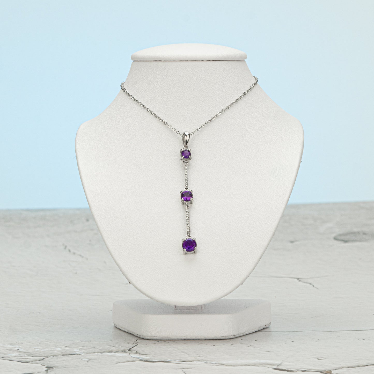 Amethyst  Pendant, February Birthstone Jewelry, Anniversary Gift, Jewelry for Wife